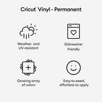 Cricut® Premium vinil metál mozaik négyzetek - állandó, kukoricavirág, 12 48