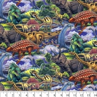 David textil pamut 36 44 Dinoszauruszok pamut előfutás, mindegyik
