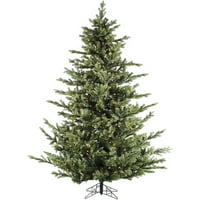 Fraser Hill FFFX075-5GR 7. Ft. Foxtail fenyő karácsonyfa tiszta LED String világítással