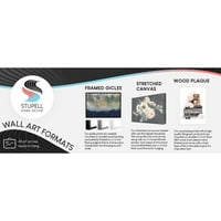 Stupell Industries Sípályák Téli Hó Jelenet Táj Festmény Galéria Csomagolt Vászon Nyomtatás Fal Művészet