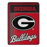 Georgia Bulldogs Northwest NCAA hivatalosan engedélyezett mikroszálas dobó takaró - 46 60