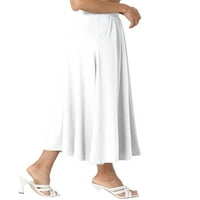 Paille Női hosszú szoknya a vonal Maxi szoknyák Swing Boho Holiday Fehér XS