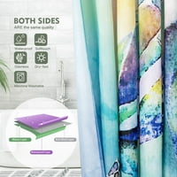 3D Virágmintás zuhanyfüggönyök nyomtatás fürdőfüggönyök Poliészter mosható szövet horgokkal otthoni dekoratív képernyő