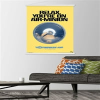 Megvilágító minionok: A GRU - Minion Air Wall plakát mágneses kerettel, 22.375 34