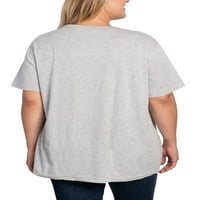 Eeyore póló csak Chillin női plusz méretű Micimackó szürke