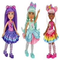 Dream Bella Little Candy hercegnő - Jaylen, Lollipop illatos 5.5 Doll Scratch 'n Sniff Tag, Hosszú rózsaszín haj, Lollipop