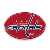 Washington Capitals Auto Embléma-Ovális Színű Bling