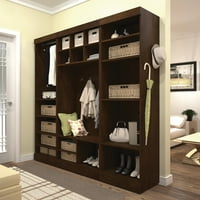 Pur by Bestar 86 Mudroom készlet csokoládéban