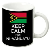 Nyugodj meg, Ni-Vanuatu Oz vagyok. Fehér Kerámia Bögre