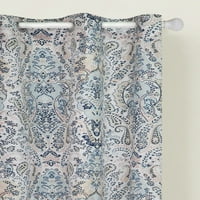 Jobb otthonok és kertek Mughal Paisley Light szűrő Grommet Curtain Panel