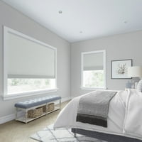 Egyedi Essentials kollekció, vezeték nélküli szoba sötétítő mobil árnyék, hó, 60 szélesség 48 hosszúság