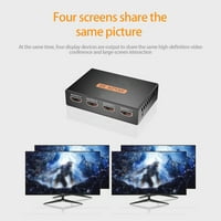 Fairnull Video Switcher HD-kompatibilis 1080p 30HZ Ma 3D vizuális effektek 5.1 Gbps Audio-video szinkronizálás Out