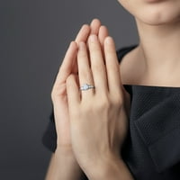 Gyűrű Dolog új női ezüst gyűrű ovális vágott tűz opál gyémánt zenekar gyűrűk valódi Gyűrűk nőknek