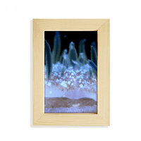 Óceán Kék Medúza Tudomány Természet Asztali Kijelző Képkeret Kép Művészeti Festmény