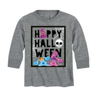 Blue ' s Clues - Boldog Halloween-kisgyermek és Ifjúsági Hosszú ujjú grafikus póló