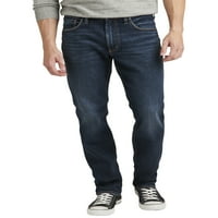 Silver Jeans Co. Men's Machray Classic Fit egyenes láb farmer, derékméret 28-44