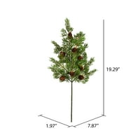 Vickerman 19.5 Cypress Mesterséges Karácsonyi Spray. Csomagonként spray-ket tartalmaz