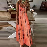 Pejock női nyári ruha szilárd V-nyakú Racerback Slim Fit csomagolt Hip ruha Maxi ruhák Beach Sundress ruha narancssárga