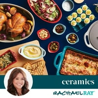 Rachael Ray Kerámia Ovális Au Gratin Szett, 2 Részes, Agave Kék