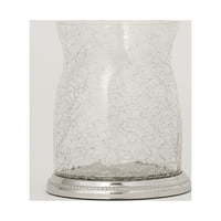 La Bella Clear Crackle Glass Tumbler króm kivitelben