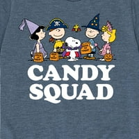 Peanuts-Candy Squad-Kisgyermek És Ifjúsági Rövid Ujjú Grafikus Póló