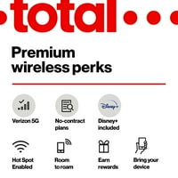 Összesen Verizon TCL Flip 2, 8GB, Fekete-Prepaid Funkció Telefon [zárva összesen Verizon]