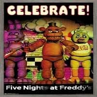 Öt Éjszaka Freddy-nél-Ünnepeld a fali posztert, 14.725 22.375