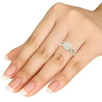Imperial 1 5ct TDW Diamond 10K sárga arany halo -ring gyűrű