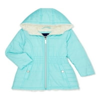Limited Too Girls Mid Hosszú Packable Puffer kabát, 7-16 méret