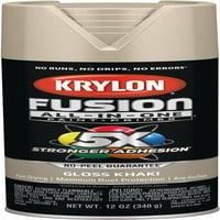 Krylon Krylon Fusion All-In-One Spray Festék & Primer Oz., Khaki