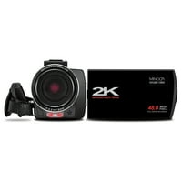 Minolta MN2K10NV-BK MN2K10NV 2.7 K Quad HD Digitális Zoom IR éjjellátó videokamera