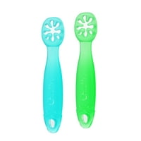 ChooMee FlexiDip Starter Spoon, CT, Aqua Green