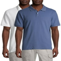 George Men's Stretch Pique Polo, Pack