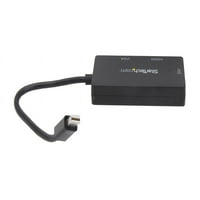 StarTech.com MDP2VGDVHD Mini DisplayPort Adapter-3-in- - 1080p - Monitor Adapter-Mini DP-HDMI VGA DVI Adapter Hub