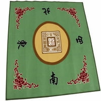 31 Zöld csúszás csúszásálló Mahjong -kártya Domino Game Table Cover Mat KT00008