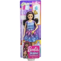 Barbie Babysitter kapitány baba, Barna, telefon és cumisüveg