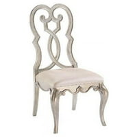 Esteban oldalsó szék Bézs szövetből & antik pezsgő kivitelben