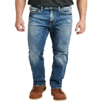 Silver Jeans Co. Men's Grayson Easy Fit egyenes láb farmer, derékméret 30-42