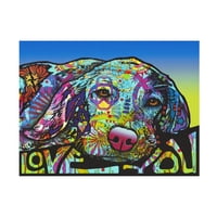 Dean Russo Studios 'Love You Hound' Canvas Art