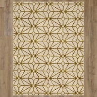 Karastan szőnyegek celeste csiszolt arany 2 '3' terület szőnyeg