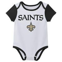 New Orleans Saints NB INF Boy 3PK Onesie 9K1N3FGVS 18M