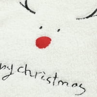 Kiplyki Női pizsama foglalkozik Labor Day meleg karácsonyi apa nyomtatott blúz O-nyakú felsők + nadrág családi megfelelő