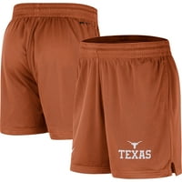 Férfi Nike Texas-narancssárga Texas Longhorns Mesh teljesítmény rövidnadrág