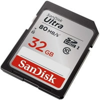 SanDisk Ultra 32 GB-os osztályú SDHC UHS-I memóriakártya 80 MB-ig