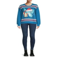 Disney női öltés világos karácsonyi pulóver