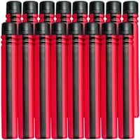 BOOMco Piros, fekete csík & Tip Smart Stick Darts, 16-Pack