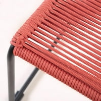 Armen Living Shasta szabadtéri étkező székek fém és kötél készlet 2