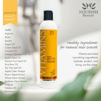 Nourish Beaute vitaminok haj növekedési sampon-DHT blokkolók és Biotin sampon haj Regrowth és megvastagodása, a haj