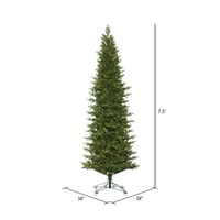 Vickerman 7.5 '38 Eagle Fraser vékony mesterséges karácsonyfa, tiszta Dura-megvilágított fények