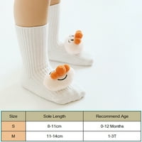 Kisgyermek baba puha zokni kötött horgolt csúszásgátló 3D zokni csizma padló papucs újszülött fiú lány Rajzfilm zokni